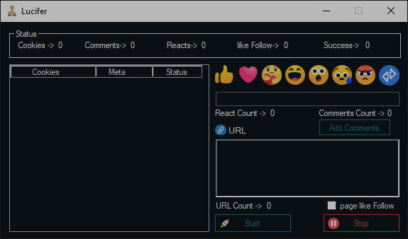 نظام تفاعل فيسبوك الذكي - Lucifer Interaction